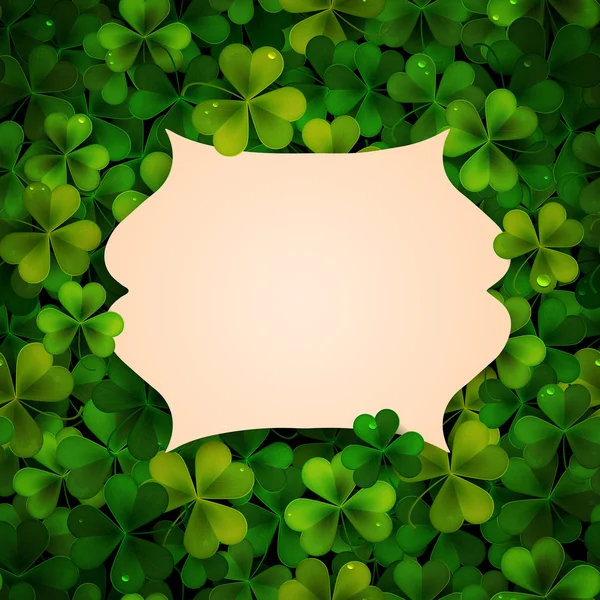 Saint Patricks Day background — Stock Vector