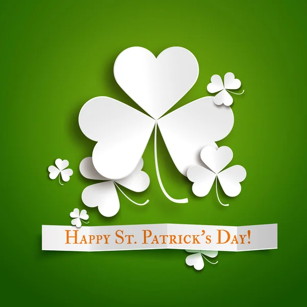 Saint Patricks day greeting card — Stock Vector