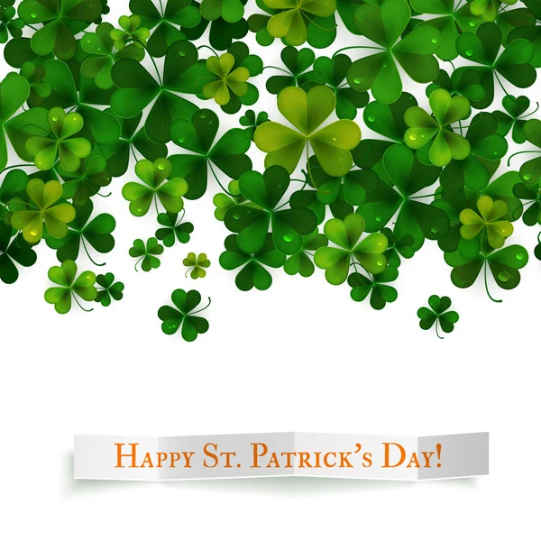 Saint Patricks Day background — Stock Vector