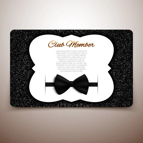 Plantilla de tarjeta miembro Club — Vector de stock