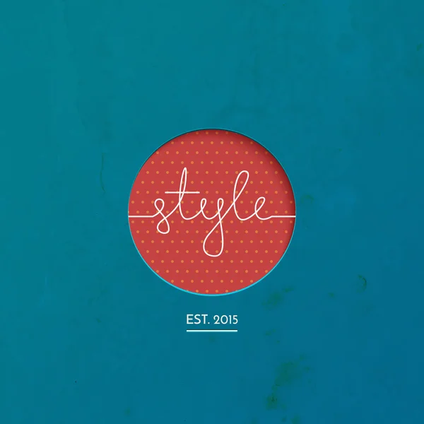Style lineart logo marke — Stockvektor