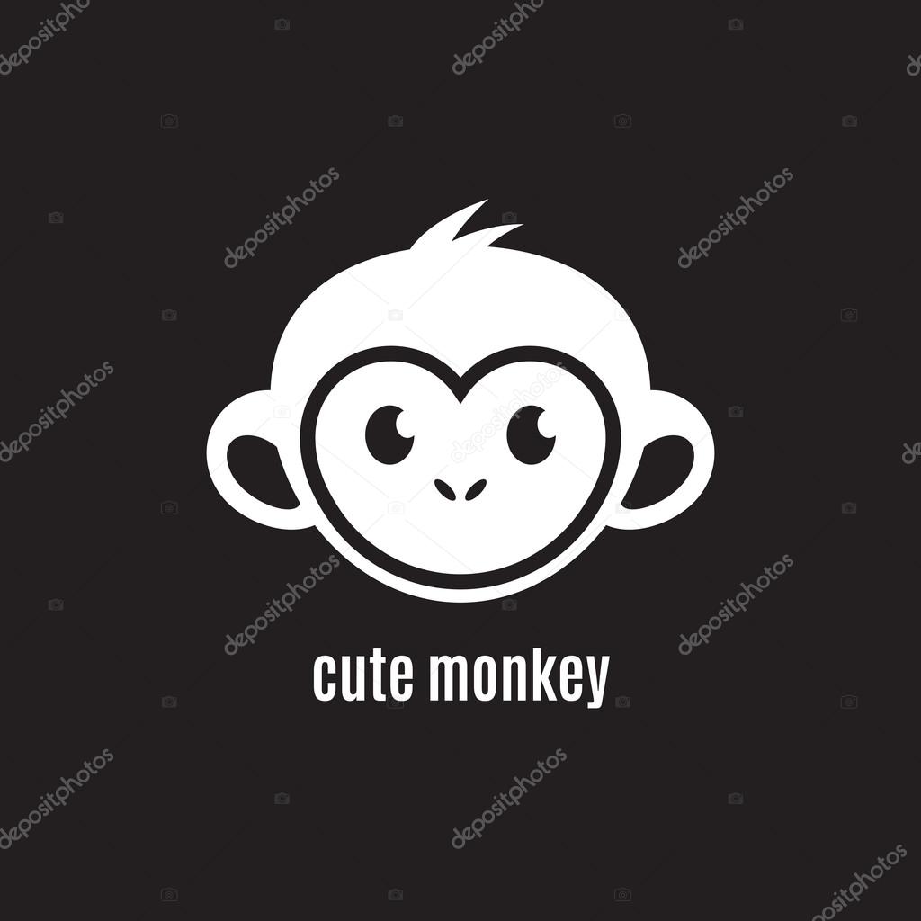 Cute monkey face