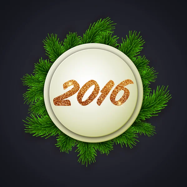 Bonne année 2016 — Image vectorielle