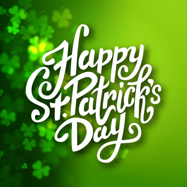 Achtergrond Saint Patrick 's Day — Stockvector