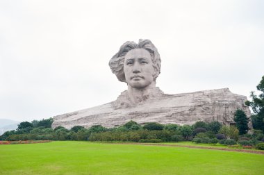 Başkan Mao heykelinin Changsha, Hunan eyaleti, Çin
