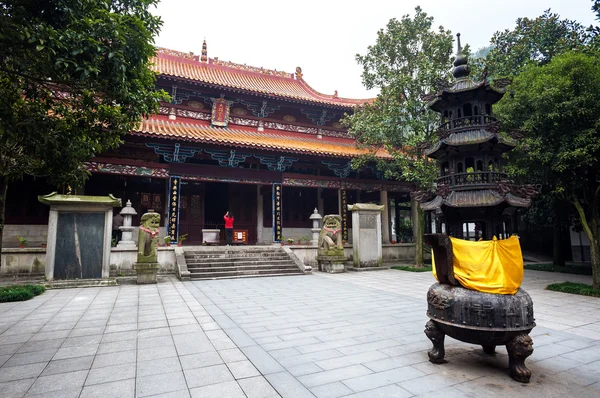 Lushan Tapınağı'nda Yuelu dağ, Changsha, Çin — Stok fotoğraf