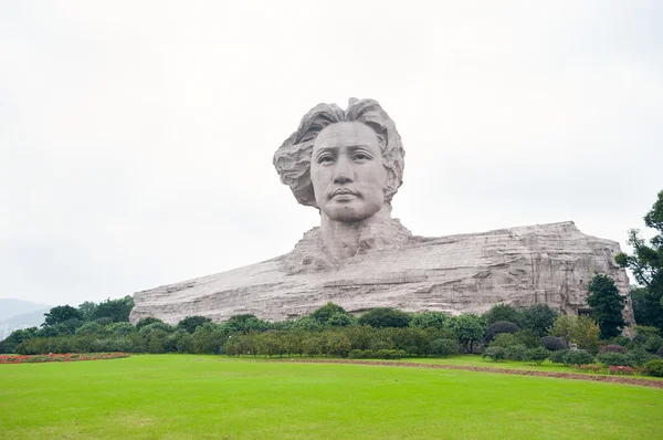 Przewodniczący Mao statua w Changsha, Prowincja Hunan, Chiny — Zdjęcie stockowe