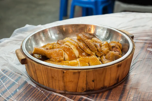 Pollo borracho en salsa de soja, Hong Kong — Foto de Stock