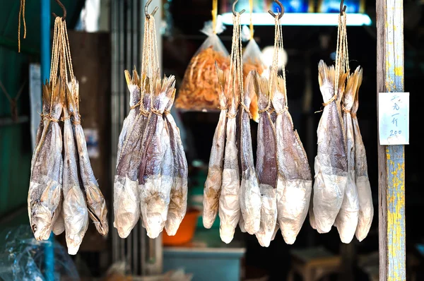 Tuzlu balık Tai O balıkçı köyü, Hong Kong kurutma