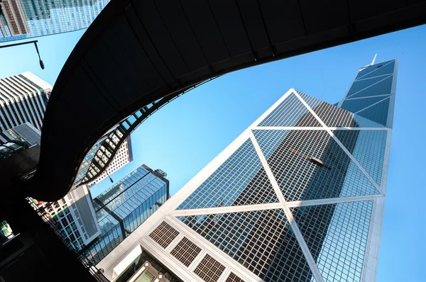 Torre do Banco da China, Hong Kong — Fotografia de Stock