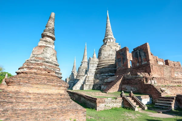 Wat Phra Si Sanphet, Ayutthaya, Thailandia — Foto Stock