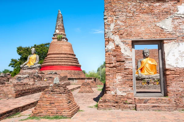 Wat Worachetharam, Ayutthaya, Thailandia — Foto Stock