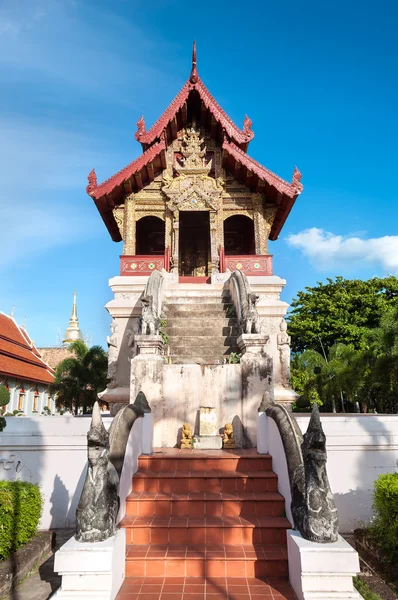 Ho Trai library at Wat Phra Singh, Chiang Mai, Thailand — Φωτογραφία Αρχείου