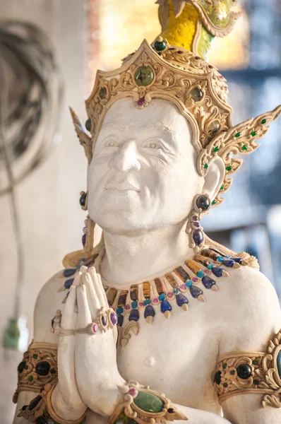 Estatua del actor Jackie Chan en Wat Pariwat, Bangkok — Foto de Stock