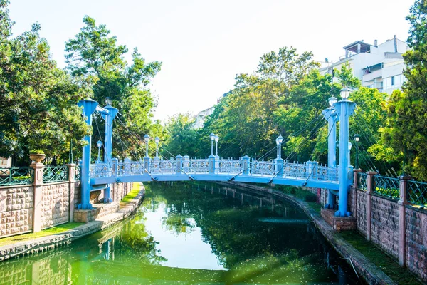 爱斯基摩城Eskisehir的Porsuk河上美丽的桥 土耳其 — 图库照片