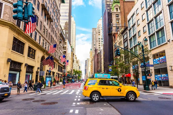 New York Usa September 2018 Fifth Avenue 5Th Ave Beroemdste — Stockfoto