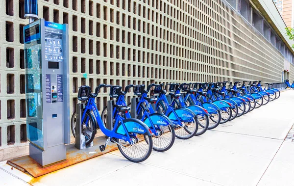 New York Usa September 2018 Citi Bike Park Brooklyn Citi — Stockfoto