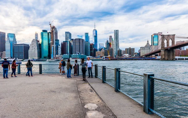 New York Usa September 2018 Brooklyn Bridge Park View Brooklyn — Stock Photo, Image