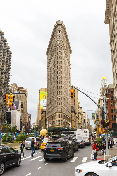 Nueva York Septiembre 2018 Edificio Flatiron Manhattan Nueva York Estados —  Fotos de Stock