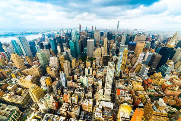 New York Usa September 2018 Manhattan Skyline Wolkenkrabbers Vanuit Empire — Stockfoto