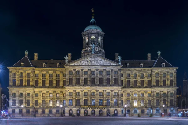Palacio Real Plaza Dam Ámsterdam Países Bajos — Foto de Stock