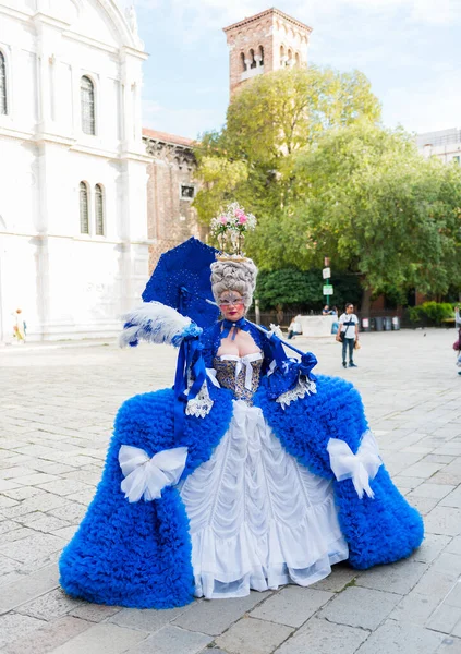 Venice Italy September 2019 Карнавал Венеції Carnevale Venezia Прекрасна Дівчина — стокове фото