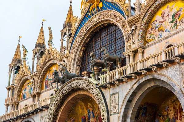 Venice Italy Eylül 2019 San Marco Meydanı Ndaki Mark Bazilikası — Stok fotoğraf