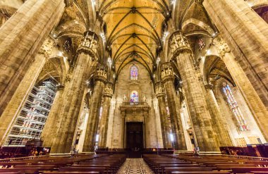 Duomo di Milano Katedrali Duomo Meydanı 'nda. Milano, İtalya.