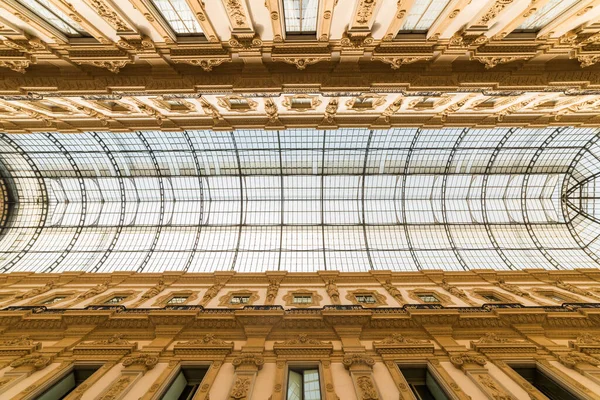 Milano Italy July 2019 Galleria Vittorio Emanuele Milano Italy 米兰著名的购物商场 — 图库照片