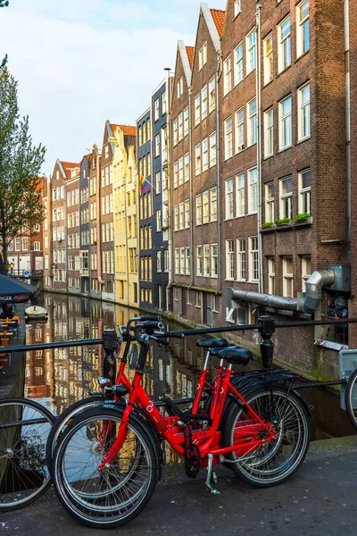 Amsterdam Niederlande September 2017 Amsterdam City Center Schöne Aussicht Auf — Stockfoto
