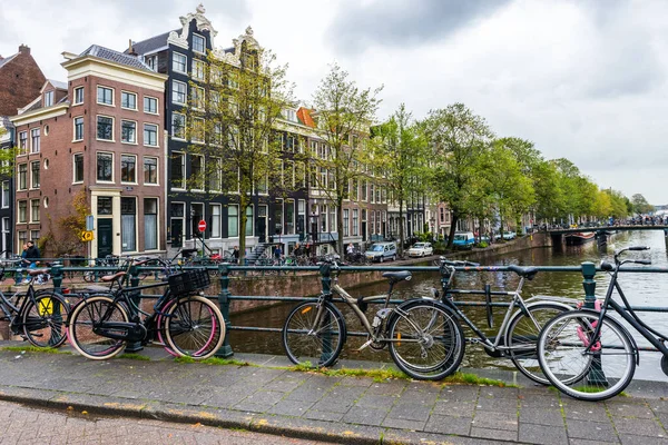 Amsterdam Niederlande September 2017 Amsterdam City Center Schöne Aussicht Auf — Stockfoto