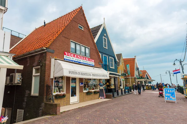 Volendam Nederland September 2017 Volendam Een Stad Noord Holland Gekleurde — Stockfoto