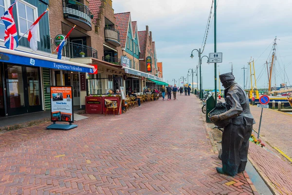 Volendam Países Bajos Septiembre 2017 Volendam Una Ciudad Holanda Septentrional — Foto de Stock