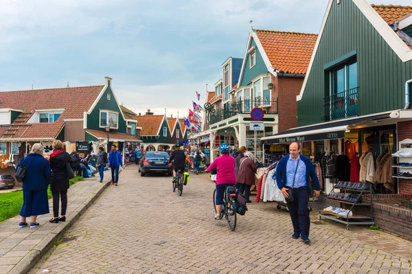 Volendam Países Bajos Septiembre 2017 Volendam Una Ciudad Holanda Septentrional — Foto de Stock
