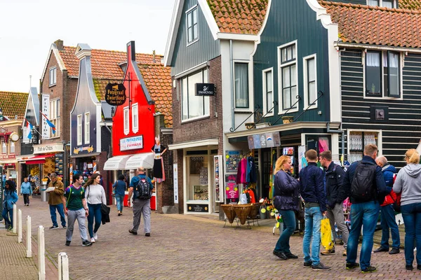 Volendam Nederland September 2017 Volendam Een Stad Noord Holland Gekleurde — Stockfoto