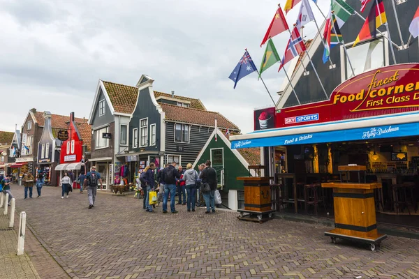 Volendam Nederland September 2017 Volendam Een Stad Noord Holland Gekleurde — Stockfoto