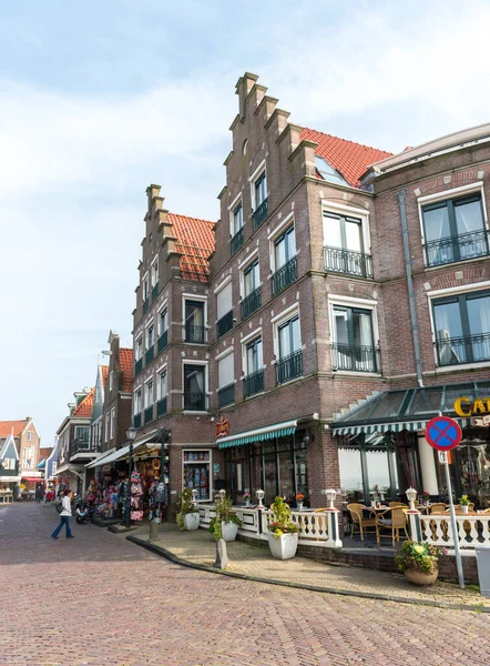 Volendam Nederland September 2017 Volendam Een Stad Noord Holland Gekleurde — Stockfoto