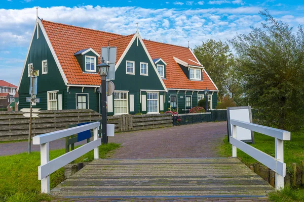 Marken Amsterdam Krásné Typické Rybářské Vesničky Marken Island Waterland Nizozemsko — Stock fotografie