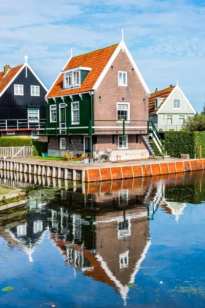 Marken Holanda Norte Holanda Belas Casas Típicas Pescadores Marken Island — Fotografia de Stock