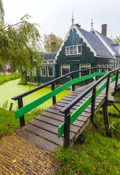 칸스의 전통적 네덜란드 주택과 칸스는 전형적 네덜란드의 암스테르담에 마을이다 — 스톡 사진