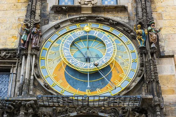 Πραγουε Τσεχικη Δημοκρατια Ιουνιου 2016 Ιστορικό Μεσαιωνικό Αστρονομικό Ρολόι Στην — Φωτογραφία Αρχείου