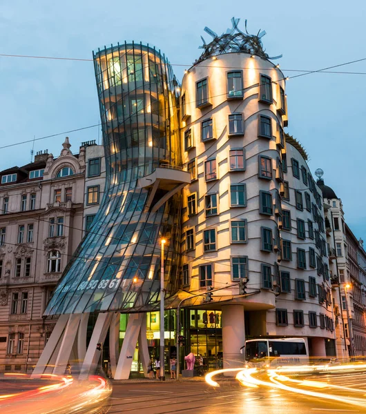 Prague Czech Republic June 2016 Dancing House Prague Czech Republic — Stock Photo, Image