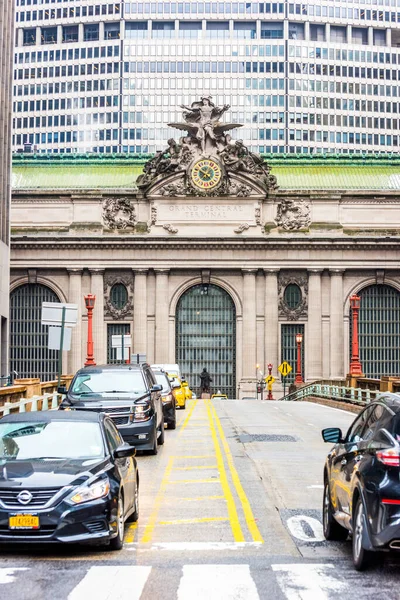 New York, ABD - 31 Eylül 2018 Grand CENTRAL Terminali. Bu tarihsel tren istasyonu dünyanın en büyük tren istasyonudur. Grand Central Terminali, Manhattan, New York.