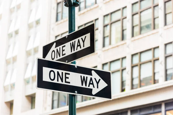 Street Sign Manhattan New York City Usa — Stock Photo, Image