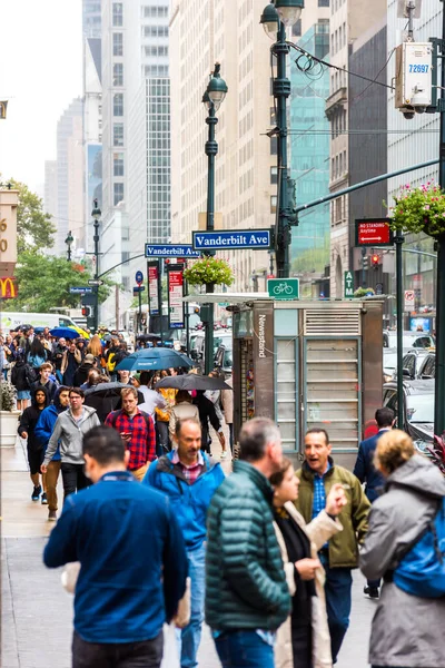 New York Usa September 2018 Vanderbilt Ave Manhattan New York — Stock Photo, Image