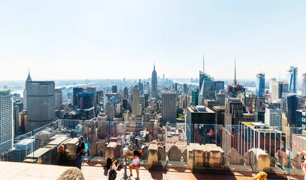 Nova Iorque Eua Setembro 2018 Top Rock Rockefeller Center Observation — Fotografia de Stock