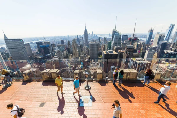 New York Usa September 2018 Top Rock Rockefeller Center Observation — Stockfoto