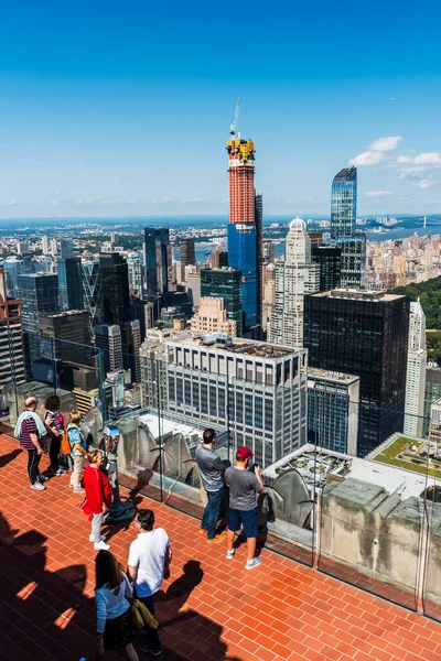 New York Usa September 2018 Top Rock Rockefeller Center Observation — Stockfoto