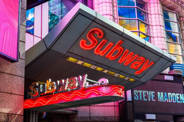 Нью Йорк Сша Сентября 2018 Года Subway Манхэттене Нью Йорк — стоковое фото