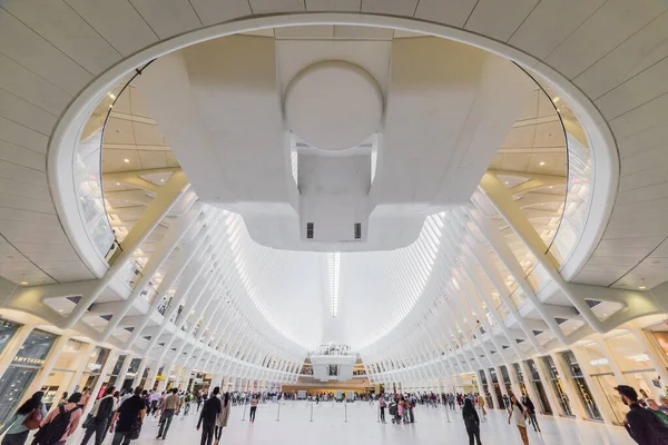 Нью Йорк Сша Сентября 2018 Года Окулус Транспортный Узел Oculus — стоковое фото